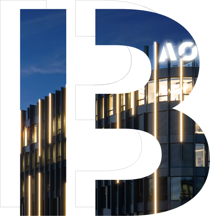 B